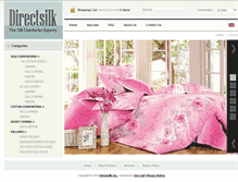 Tablet Screenshot of directsilk.com